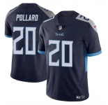 Men's Tennessee Titans #20 Tony Pollard Navy Vapor Limited Football Stitched Jersey