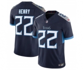 Men's Tennessee Titans #22 Derrick Henry Navy 2023 F.U.S.E Vapor Untouchable Stitched Jersey
