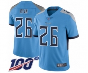 Men's Tennessee Titans #26 Logan Ryan Light Blue Alternate Vapor Untouchable Limited Player 100th Season Football Jersey