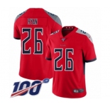 Men's Tennessee Titans #26 Logan Ryan Limited Red Inverted Legend 100th Season Football Jersey