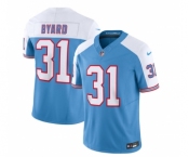 Men's Tennessee Titans #31 Kevin Byard Blue White 2023 F.U.S.E. Vapor Limited Throwback Football Stitched Jersey