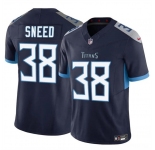 Men's Tennessee Titans #38 L'Jarius Sneed Navy 2024 F.U.S.E. Vapor Limited Football Stitched Jersey