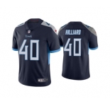 Men's Tennessee Titans #40 Dontrell Hilliard Navy Vapor Untouchable Stitched Jersey
