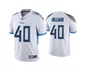 Men's Tennessee Titans #40 Dontrell Hilliard White Vapor Untouchable Stitched Jersey