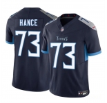 Men's Tennessee Titans #73 Blake Hance Navy 2025 F.U.S.E. Vapor Limited Football Stitched Jersey