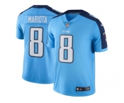 Men's Tennessee Titans #8 Marcus Mariota Nike Light Blue Color Rush Limited Jersey