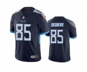 Men's Tennessee Titans #85 Chig Okonkwo Navy Vapor Untouchable Stitched Jersey
