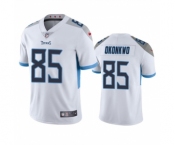 Men's Tennessee Titans #85 Chig Okonkwo White Vapor Untouchable Stitched Jersey