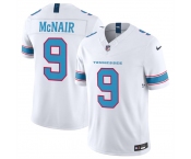 Men's Tennessee Titans #9 Steve McNair White 2026 F.U.S.E. Vapor Limited Stitched Football Jersey