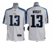 Nike NFL Tennessee Titans #13 Kendall Wright White Jerseys[Limited]