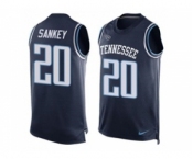 Nike Tennessee Titans #20 Bishop Sankey Navy Blue Alternate Men's Stitched NFL Limited Tank Top Jersey