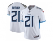 Nike Tennessee Titans #21 Malcolm Butler White Men Stitched NFL Vapor Untouchable Limited Jersey