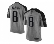 Nike Tennessee Titans #8 Marcus Mariota Gray Men's Stitched NFL Limited Gridiron Gray Jersey