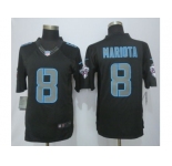 Nike Tennessee Titans #8 Mariota Black Jerseys[Impact Limited]