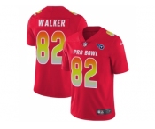 Nike Tennessee Titans #82 Delanie Walker Red Men Stitched NFL Limited AFC 2018 Pro Bowl Jersey