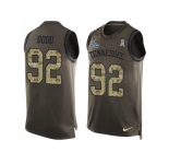 Nike Tennessee Titans #92 Kevin Dodd Green Men Stitched NFL Limited Salute To Service Tank Top Jersey