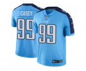 Nike Tennessee Titans #99 Jurrell Casey Light Blue Men's Stitched NFL Limited Rush Jersey