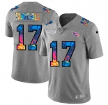 Tennessee Titans #17 Ryan Tannehill Men's Nike Multi-Color 2020 NFL Crucial Catch NFL Jersey Greyheather