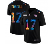 Tennessee Titans #17 Ryan Tannehill Men's Nike Multi-Color Black 2020 NFL Crucial Catch Vapor Untouchable Limited Jersey