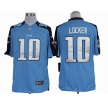 nike nfl jerseys tennessee titans #10 jake locker lt.blue[nike limited]