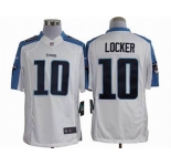 nike nfl jerseys tennessee titans #10 jake locker white[nike limited]
