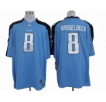 nike nfl jerseys tennessee titans #8 matt hasselbeck lt.blue[nike limited]