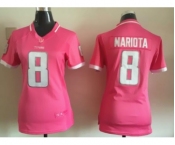 2015 Women Nike Tennessee Titans #8 Marcus Mariota pink jerseys