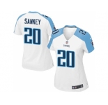 Women Nike Tennessee Titans #20 Bishop Sankey white Jerseys