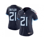 Women Nike Tennessee Titans #21 Malcolm Butler Navy Blue Alternate Stitched NFL Vapor Untouchable Limited Jersey
