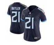 Women Nike Tennessee Titans #21 Malcolm Butler Navy Blue Alternate Stitched NFL Vapor Untouchable Limited Jersey