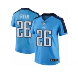 Women Nike Tennessee Titans #26 Logan Ryan Limited Light Blue Rush Vapor Untouchable NFL Jersey