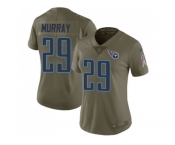 Women Nike Tennessee Titans #29 DeMarco Murray Olive Stitched NFL Limited 2017 Salute to Service Jersey