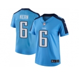 Women Nike Tennessee Titans #6 Brett Kern Light Blue Team Color Stitched NFL Vapor Untouchable Limited Jersey
