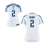 Women's Nike Tennessee Titans #2 Derrick Henry White NFL Jersey