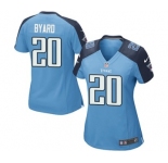 Women's Nike Tennessee Titans #20 Kevin Byard Game Light Blue Team Color NFL Jersey