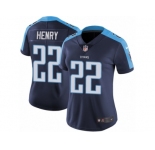 Women's Nike Tennessee Titans #22 Derrick Henry Vapor Untouchable Limited Navy Blue Alternate NFL Jersey