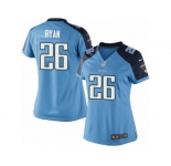 Women's Nike Tennessee Titans #26 Logan Ryan Limited Light Blue Team Color NFL Jersey
