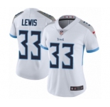 Women's Nike Tennessee Titans #33 Dion Lewis White Vapor Untouchable Limited Player NFL Jersey