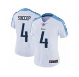 Women's Nike Tennessee Titans #4 Ryan Succop Vapor Untouchable Limited White NFL Jersey