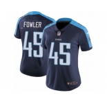 Women's Nike Tennessee Titans #45 Jalston Fowler Vapor Untouchable Limited Navy Blue Alternate NFL Jersey