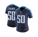 Women's Nike Tennessee Titans #50 Nate Palmer Vapor Untouchable Limited Navy Blue Alternate NFL Jersey