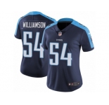 Women's Nike Tennessee Titans #54 Avery Williamson Vapor Untouchable Limited Navy Blue Alternate NFL Jersey