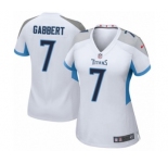 Women's Nike Tennessee Titans #7 Blaine Gabbert Game White NFL Jersey