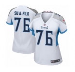 Women's Nike Tennessee Titans #76 Xavier Su'a-Filo Game White NFL Jersey