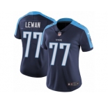 Women's Nike Tennessee Titans #77 Taylor Lewan Vapor Untouchable Limited Navy Blue Alternate NFL Jersey