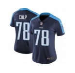 Women's Nike Tennessee Titans #78 Curley Culp Vapor Untouchable Limited Navy Blue Alternate NFL Jersey
