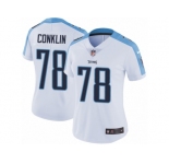 Women's Nike Tennessee Titans #78 Jack Conklin Vapor Untouchable Limited White NFL Jersey