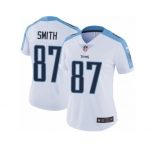 Women's Nike Tennessee Titans #87 Jonnu Smith Vapor Untouchable Limited White NFL Jersey