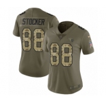 Women's Nike Tennessee Titans #88 Luke Stocker Limited Olive Camo 2017 Salute to Service NFL Jersey