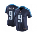Women's Nike Tennessee Titans #9 Steve McNair Vapor Untouchable Limited Navy Blue Alternate NFL Jersey